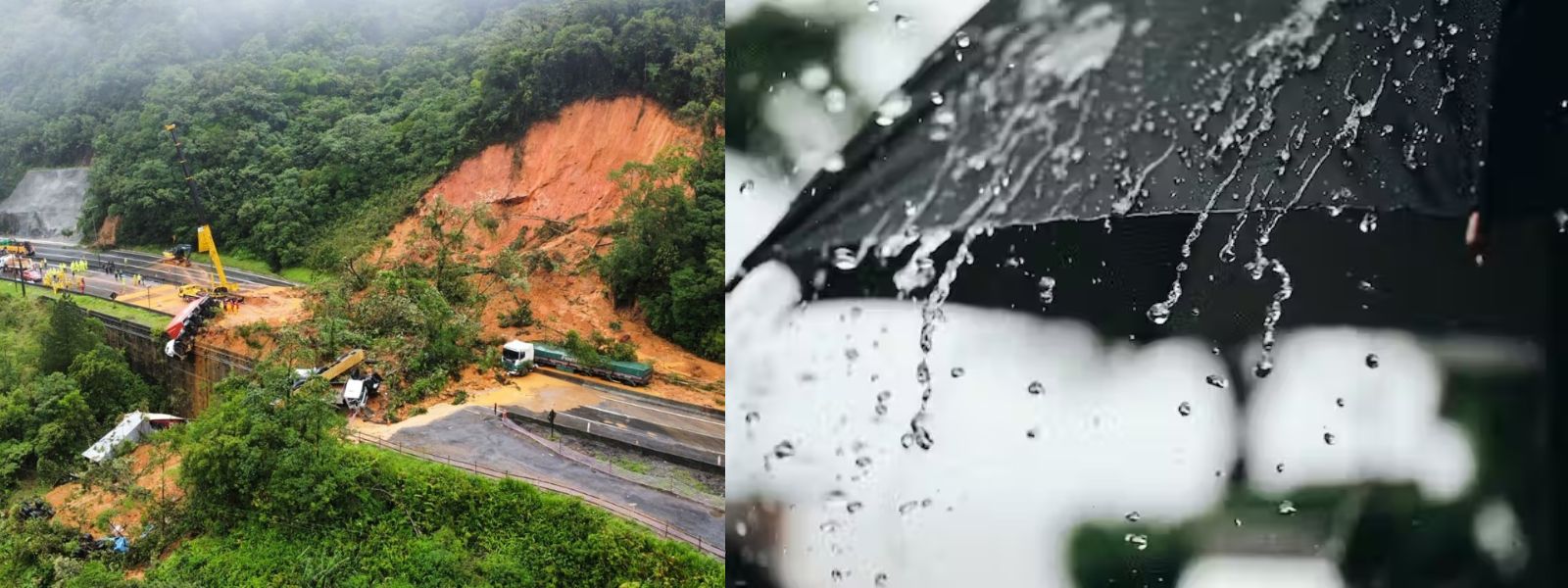 Heavy showers across Sri Lanka